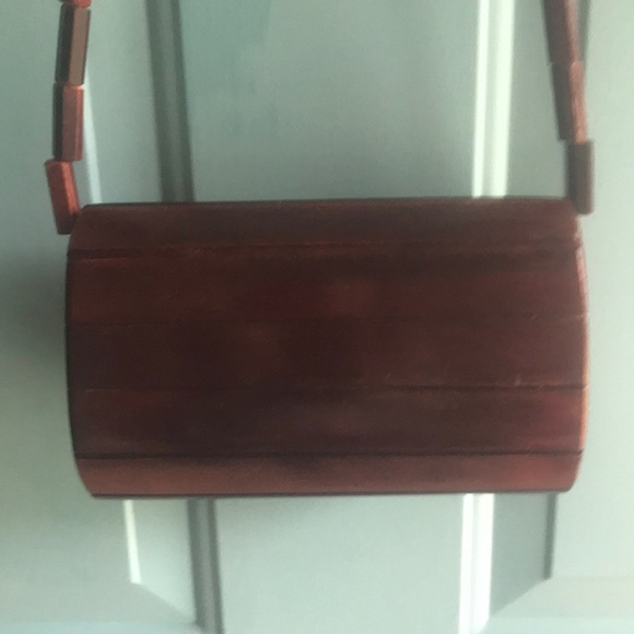 Bags Vintage Wooden Purse Poshmark